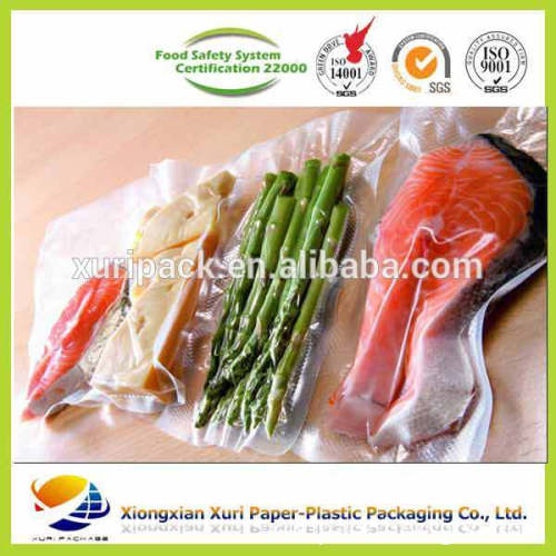 Fresh vegetables packaging plastic bag